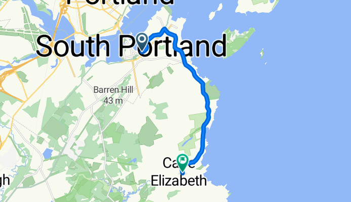 Greenbelt Walkway, South Portland à Ocean House Rd, Cap Elizabeth