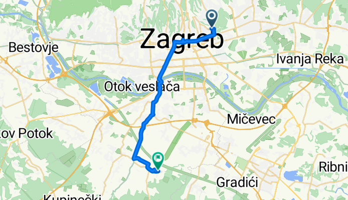 Route to Prširi ulica