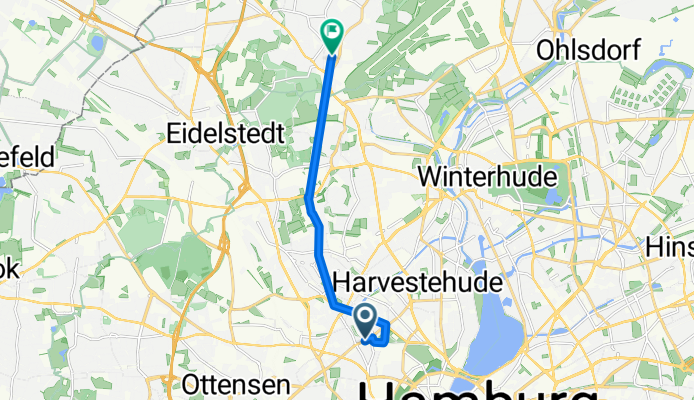 Altonaer Straße, Hamburg nach Tibarg, Hamburg