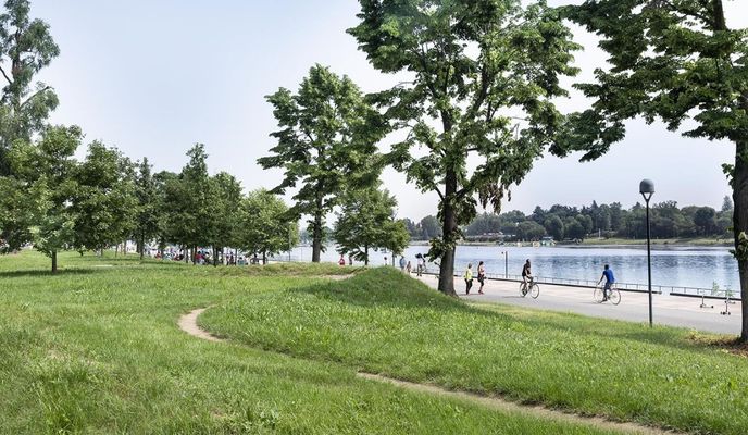 Foto 2 de la ruta de Bikemap "bicicletta IDROSCALO"