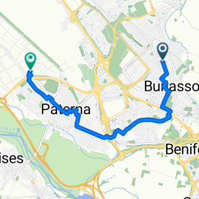 Avinguda del Pi I Margall, Burjassot to Carrer dels Forners, Paterna