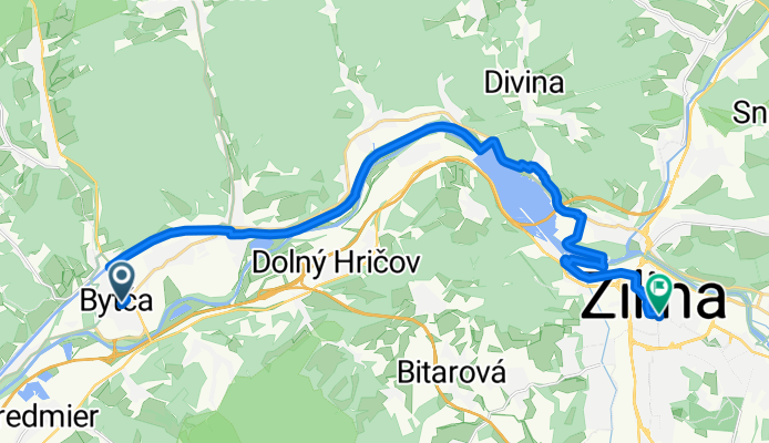 Bytča do Veľká Okružná 2130/86