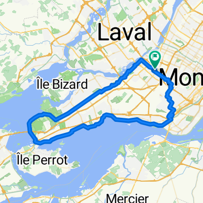 Itinéraire à Saint-Laurent