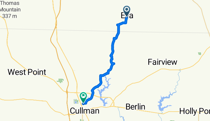 US-55, Eva to Second Ave NE, Cullman