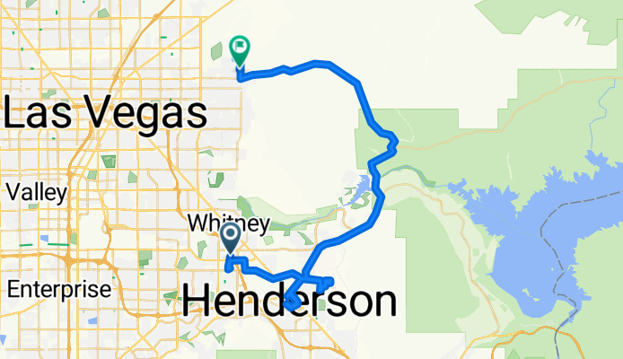 West Sunset Road to Bridle Wreath Lane