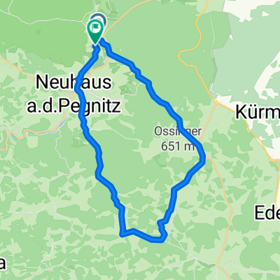 Route in Neuhaus an der Pegnitz