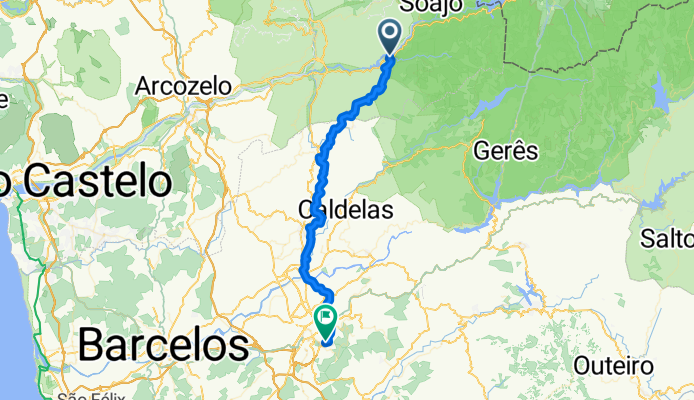 From Ponte da Barca to Braga