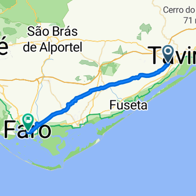 CM 1342, Tavira to Praça D Francisco Gomes, Faro