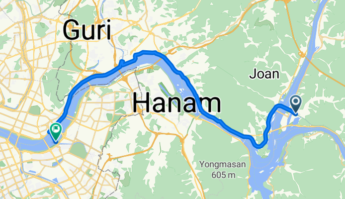 Route from Yangseo-myeon 255-2