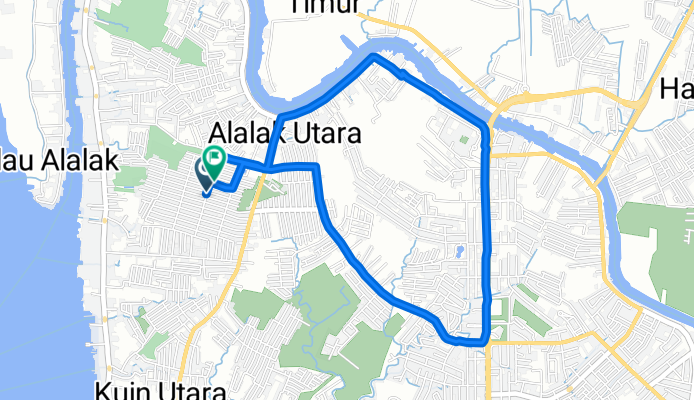 Jalan HKSN Kompleks Amd Permai No.199 to Jalan HKSN Kompleks Amd Permai No.199