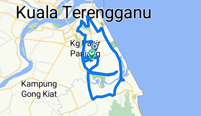 Jalan Gong Tok Nasek to Jalan Sekolah Menengah Bandar