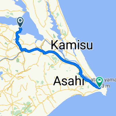 Tsukuba Kasumigaura Ring Ring Road, 미호무라에서 니시시바초, 조시시까지