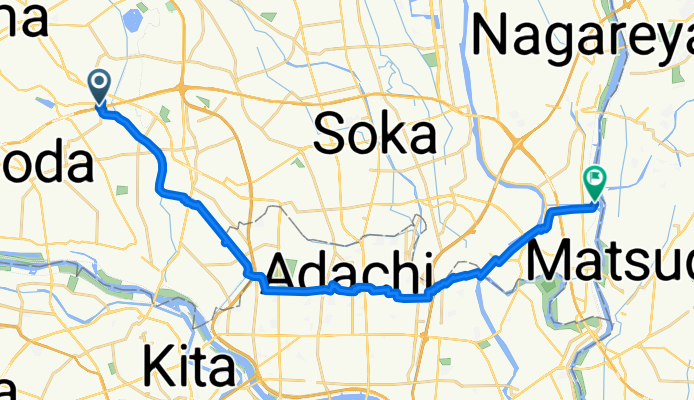 Hatogaya-honchō - Matsudo (1/2)