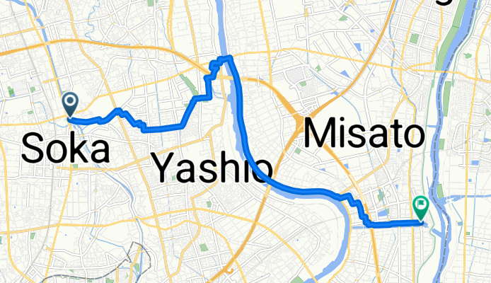 Sakaecho 1-Chōme, Soka to Shinwa 2-Chōme, Misato
