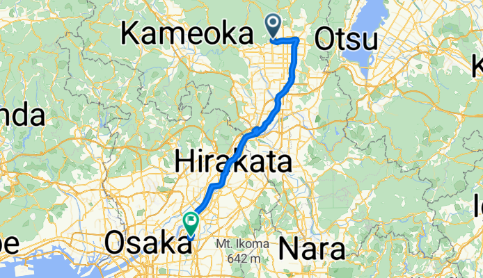 kyoto to osaka