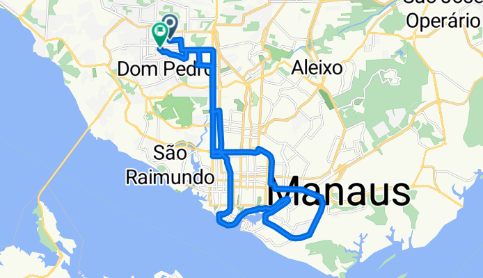 Rua Rafael Assayag, Manaus a Rua Professor Abílio Alencar, Manaus