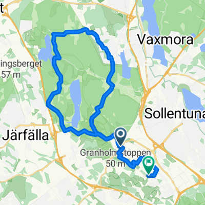 Järvafältet rundtur sedan mot Kista