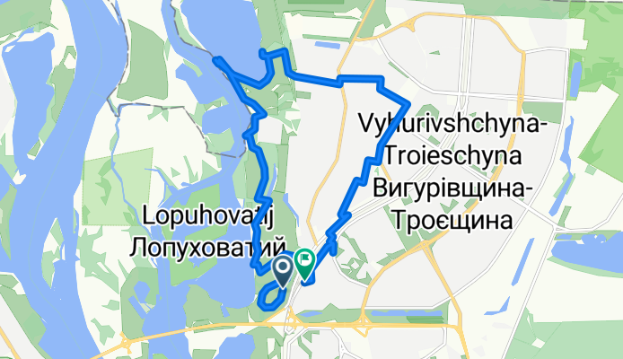 вулиця Оноре де Бальзака 5а to вулиця Оноре де Бальзака