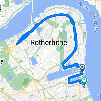 Windsock Close, London to George Beard Road, London