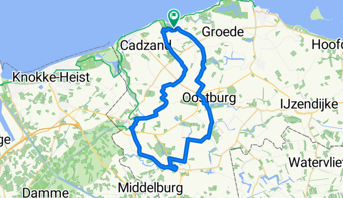 Nieuwvliet - Oostburg - Ardenburg - Sluis - Nieuwvliet