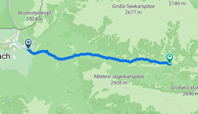 Route in Scharnitz