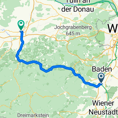 Bahnhofplatz, Leobersdorf to Kremser Gasse, St. Pölten