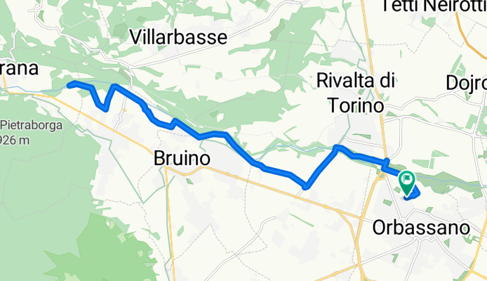 Da Via S.Quasimodo a Strada Gerbido