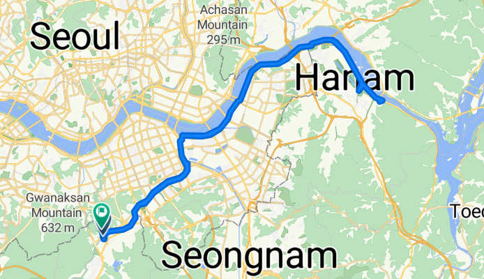 선바위 - 팔당대교