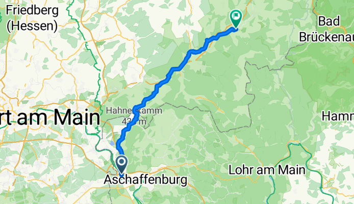 Kleinostheim - Steinau an der Straße