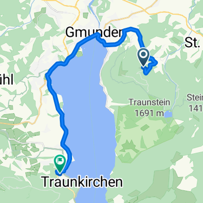 Schlagen, Gmunden nach Koglstraße, Traunkirchen