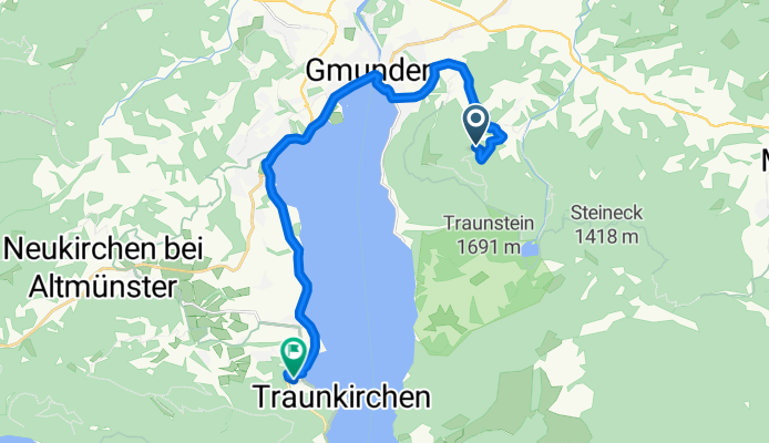Schlagen, Gmunden nach Koglstraße, Traunkirchen