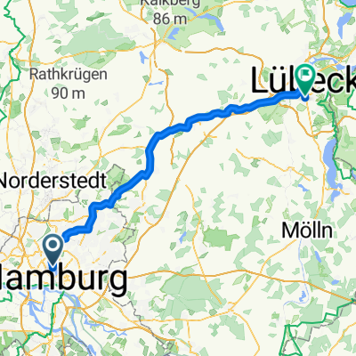 Alsterchaussee nach Kronsforder Allee 70C