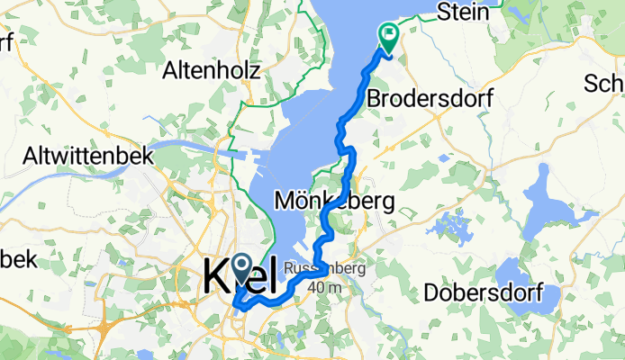 Holstenbrücke nach Brodersdorfer Weg
