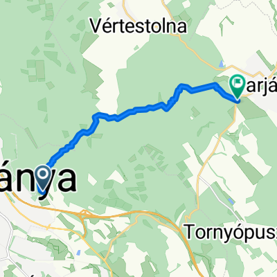 Panoráma utca, Tatabánya - Camino De Santiago-Szt Jakab Zarándokút, Tarján
