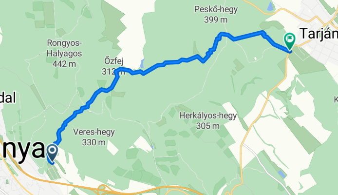 Panoráma utca, Tatabánya - Camino De Santiago-Szt Jakab Zarándokút, Tarján