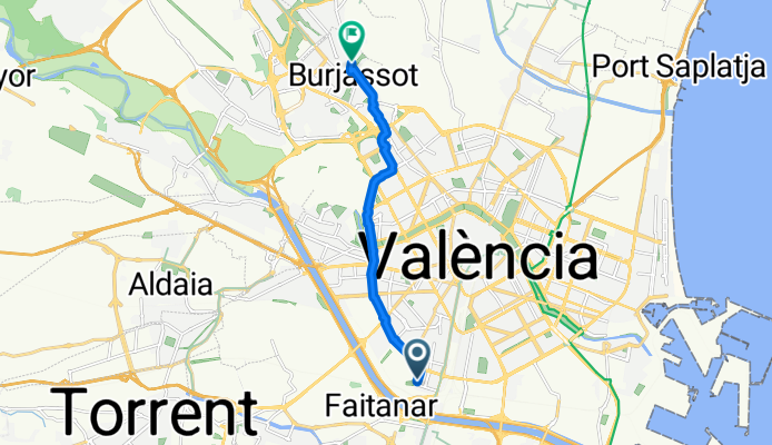 De Carrer de Pius IX s/n a Carrer de Mèxic