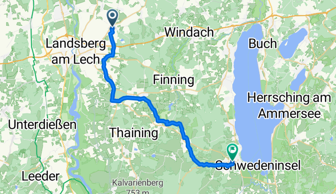 Von Penzing bis Dießen am Ammersee