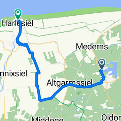 Harlesiel nach Wangermeer