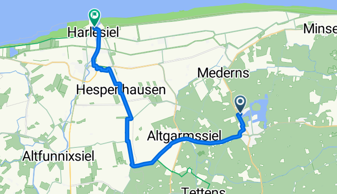 Harlesiel nach Wangermeer
