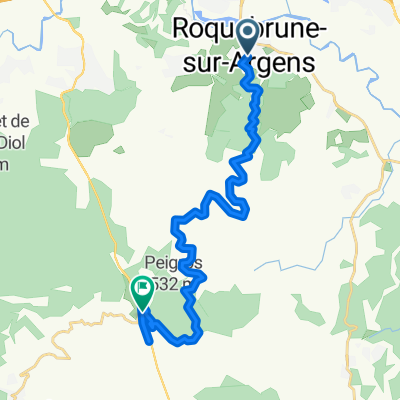 Rue de l'Hospice nach Sainte-Maxime