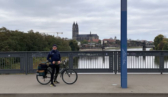 Foto 1 der Bikemap-Route "Baderstraße, Schönebeck (Elbe) nach Möser"