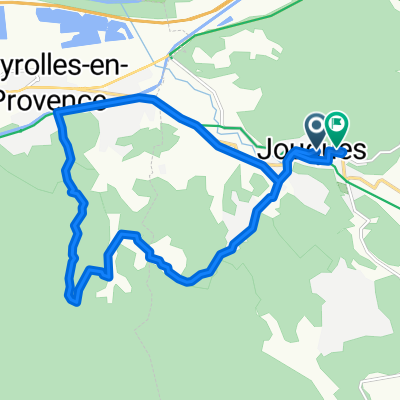 Route de Trempasse, Peyrolles-en-Provence à Rue de l'Horloge, Jouques