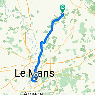 De Boulevard Jean Jacques Rousseau à Rue Saint Jouin