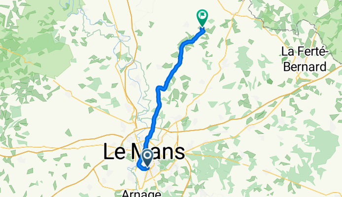 De Boulevard Jean Jacques Rousseau à Rue Saint Jouin