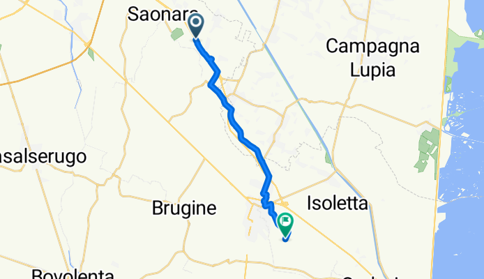 Via Valmarana, Saonara a Via Johannes Keplero, Piove di Sacco