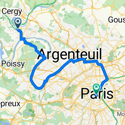 Neuville-sur-Oise - Paris