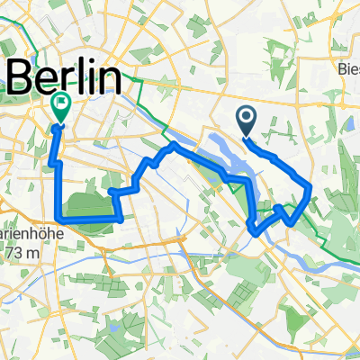 Route in Berlin