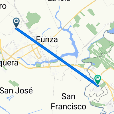 De Calle 20A-83 a Carrera # 15-84