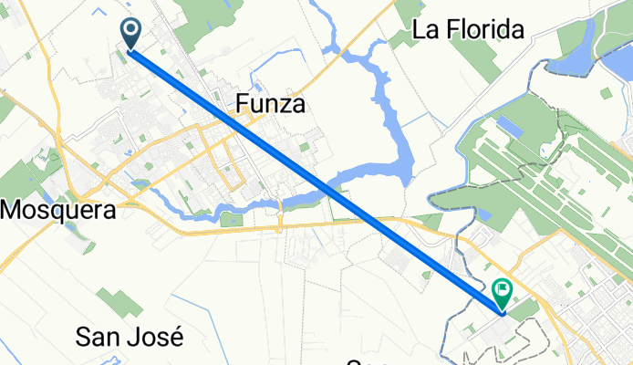 De Calle 20A-83 a Carrera # 15-84