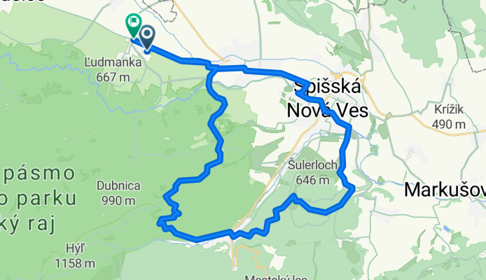 Barbušova, Spišské Tomášovce až Pod Tepličkou, Spišská Nová Ves